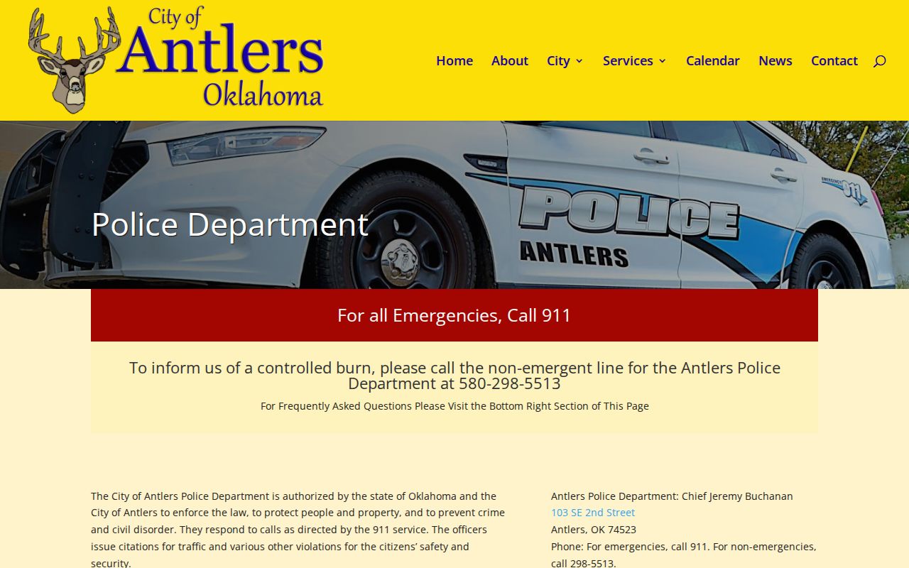 Antlers warrant records police contact in Pushmataha County